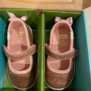 Kate Spade x Keds glitter Mary Janes